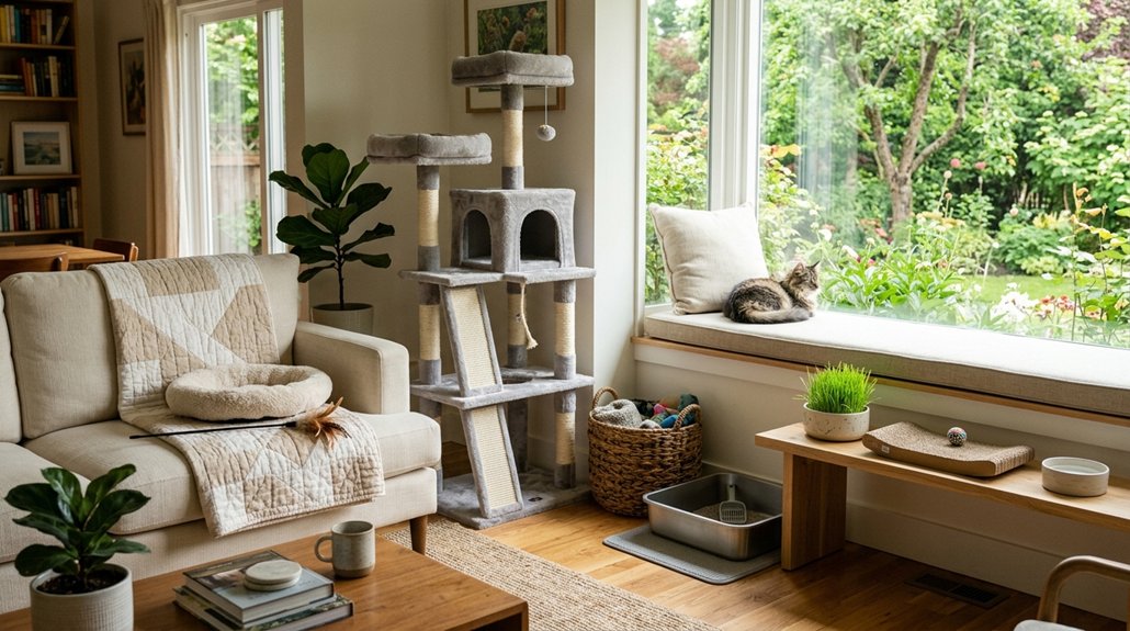 How to Set Up Your House for a New Cat