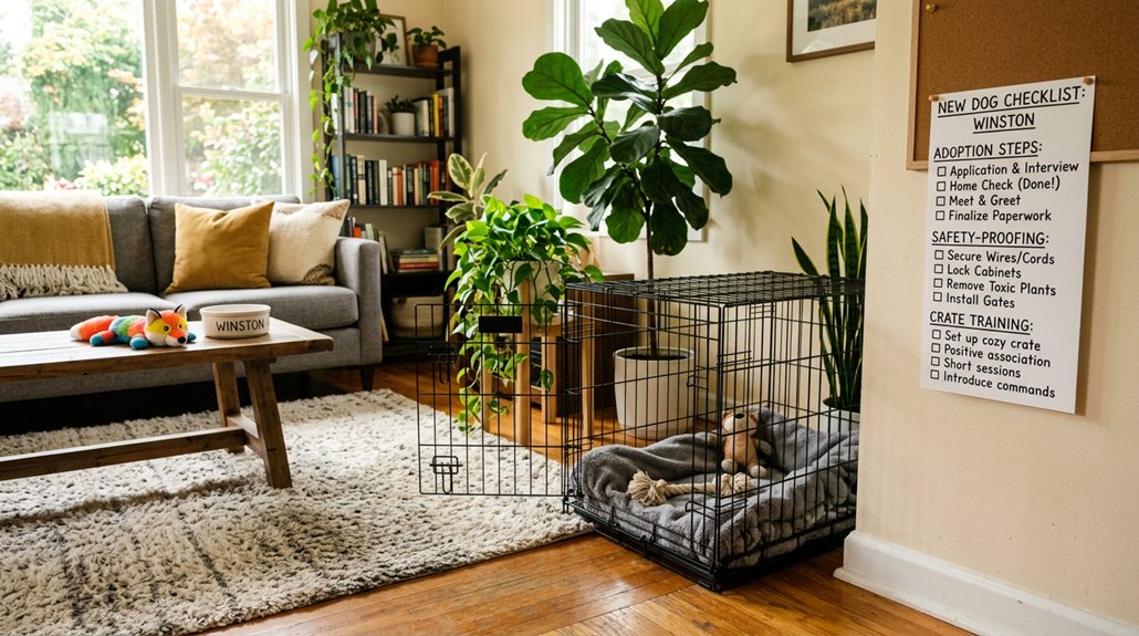 prepare home for dog