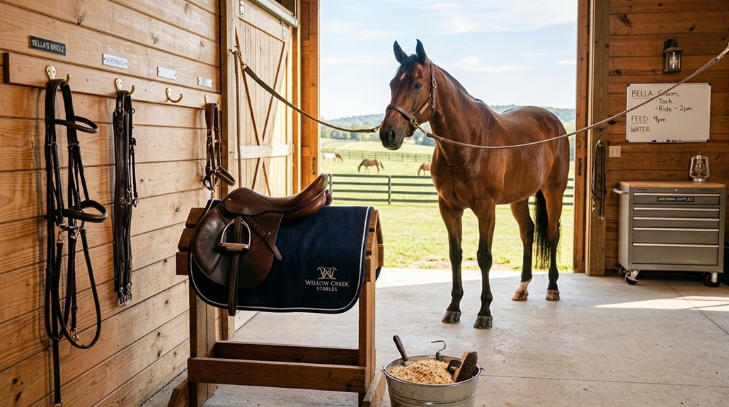 prepare safe horse environment
