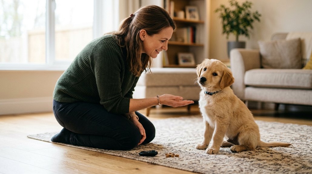presence enhances puppy training
