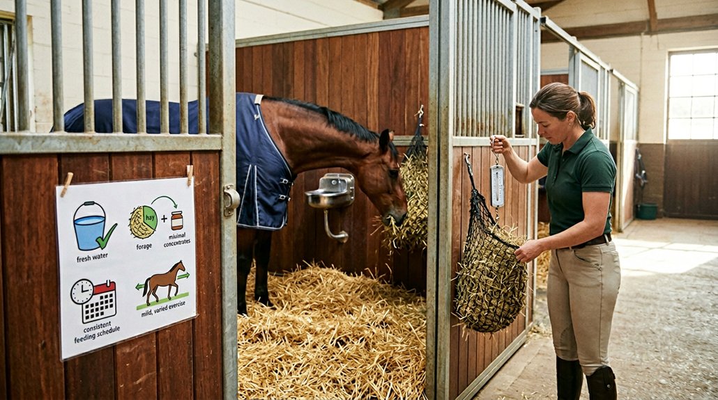 prevent colic through diet