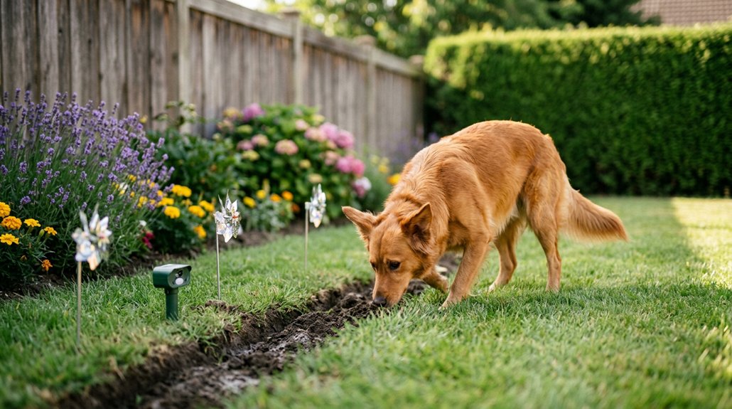 prevent your dog digging