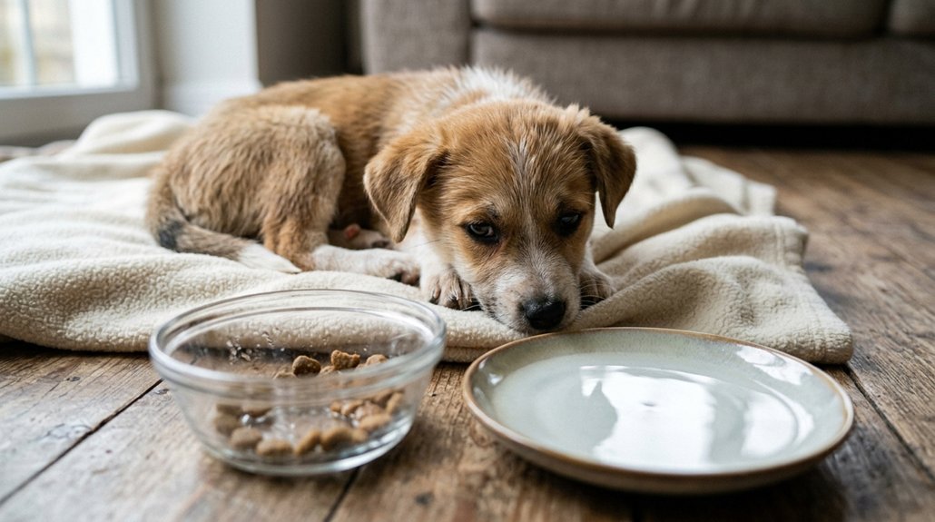 puppy appetite changes indicate health
