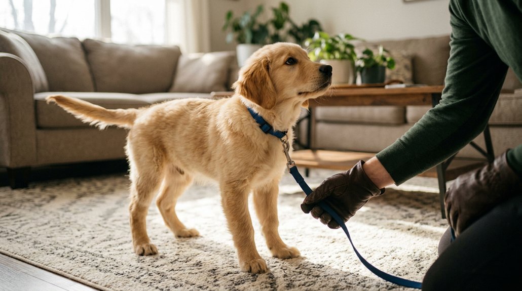 puppy loose leash walking training