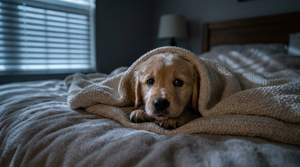 Why Your Puppy Cries at Night and What to Do
