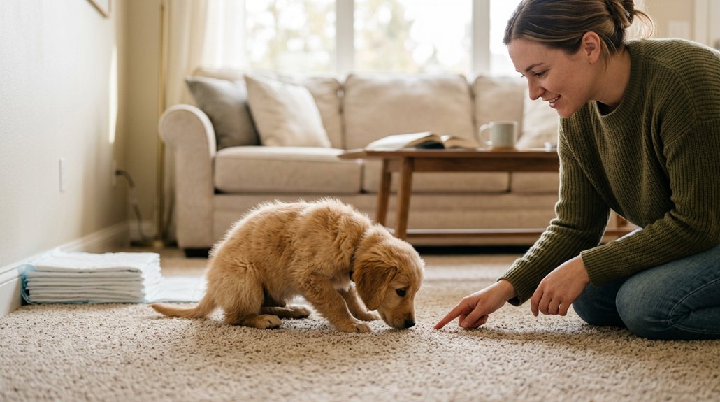 puppy potty training routines