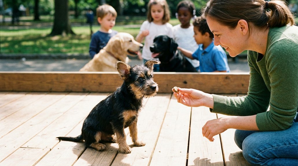 puppy socialization fosters confidence