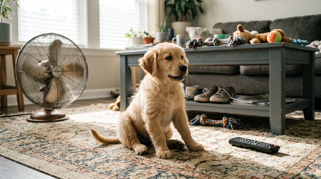 puppy training and distractions