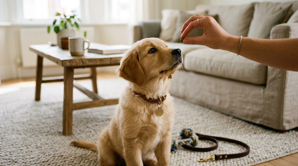 puppy training key commands