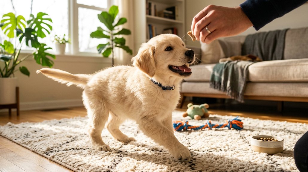 puppy training reward strategies