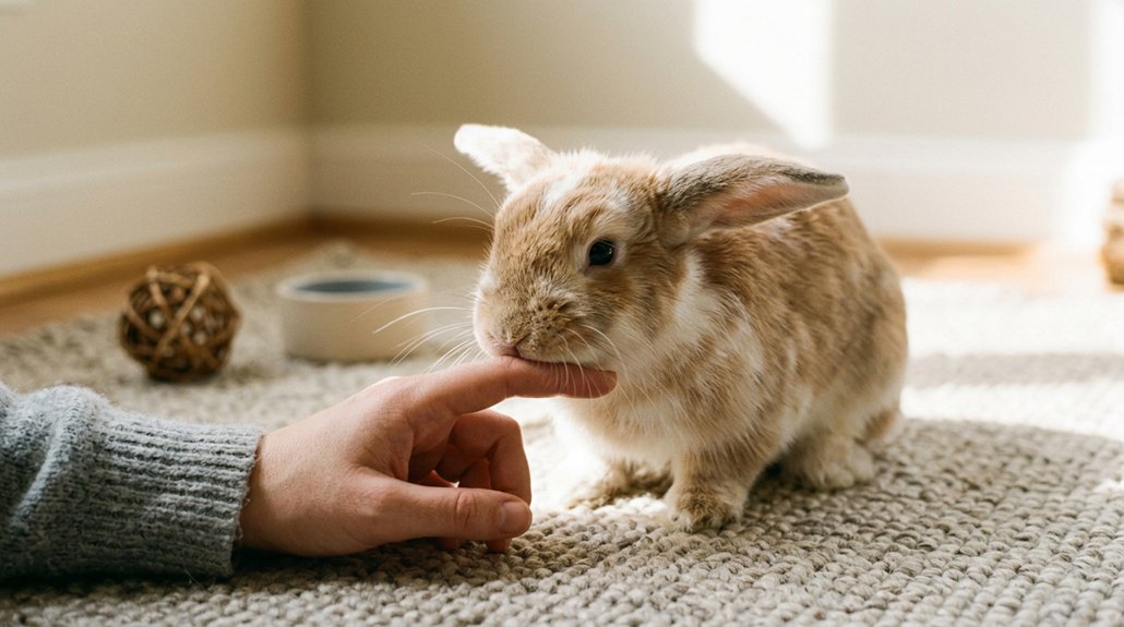 rabbits communicate through biting