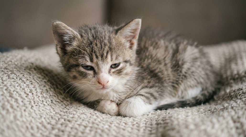 recognize early kitten illness