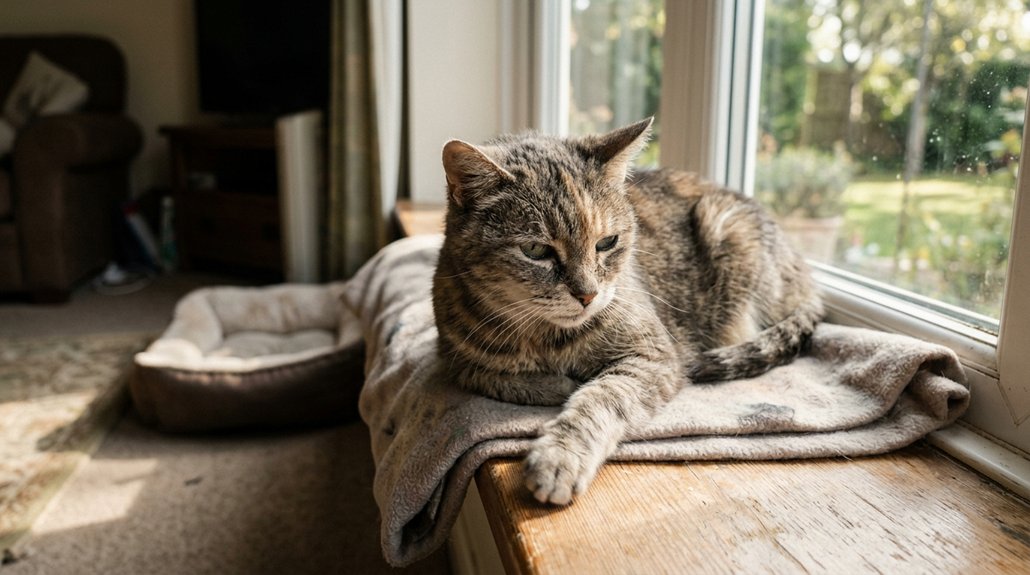 recognizing senior cat behavior