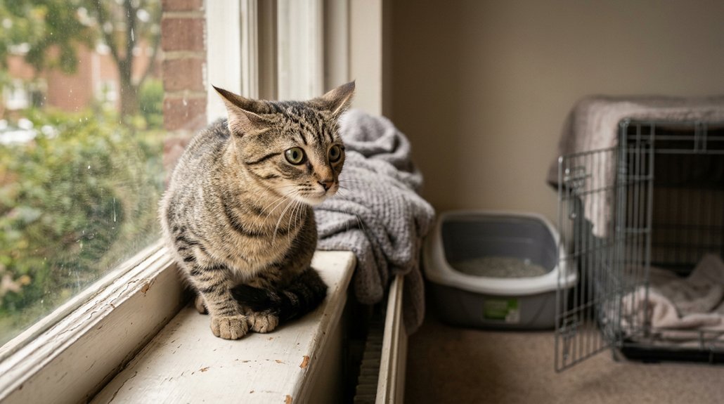 recognizing stress signs in cats