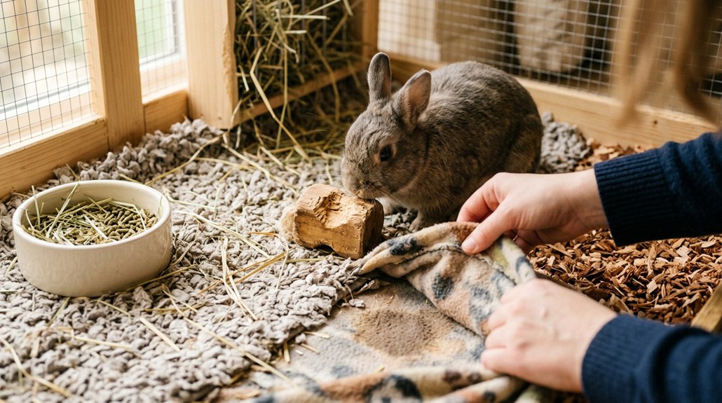 regular bedding and toy inspections