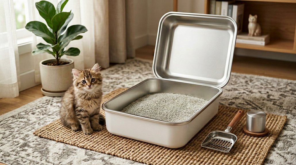 regular litter box maintenance