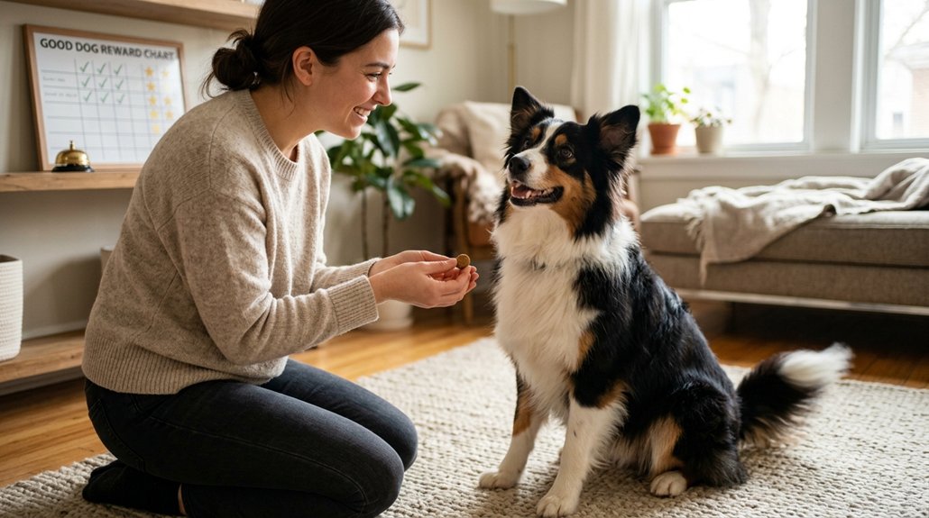 reward positive dog behavior
