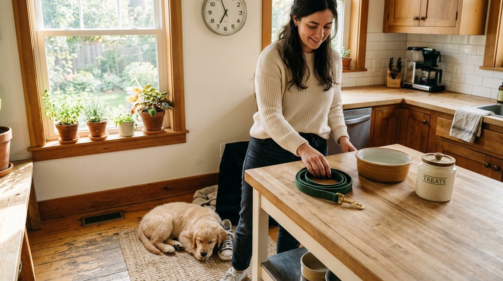 routine builds dog trust