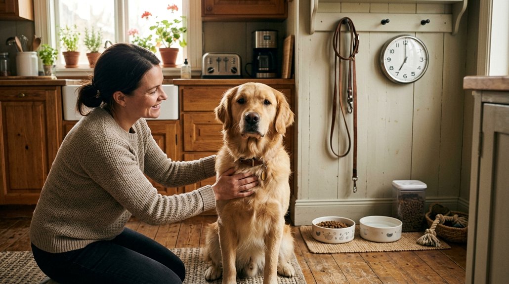 routine for dog stability