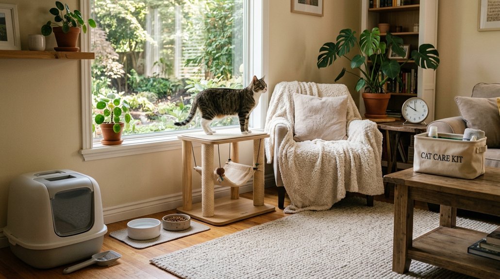 safe engaging cat environment