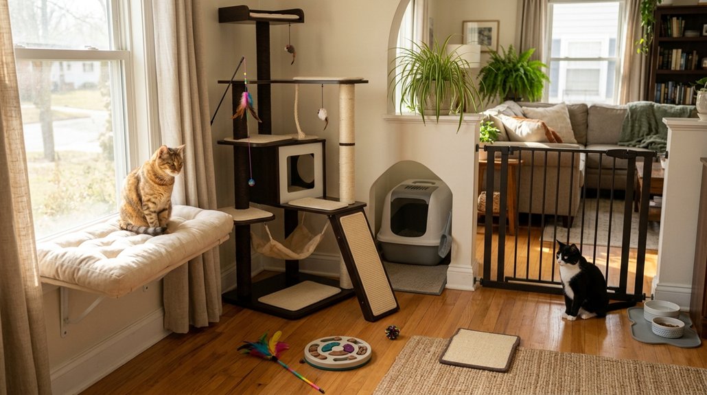 safe enriching cat environment