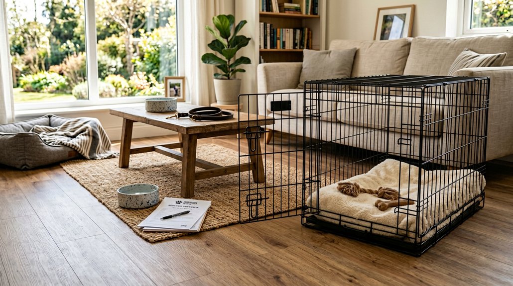 safe environment for new dog