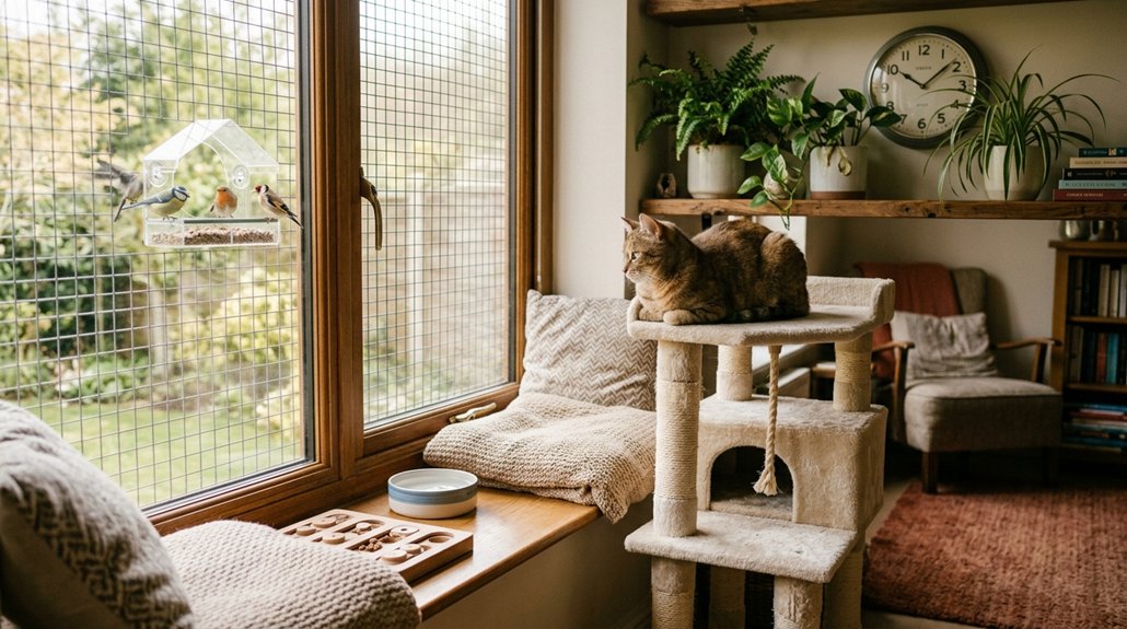 safe indoor bird watching