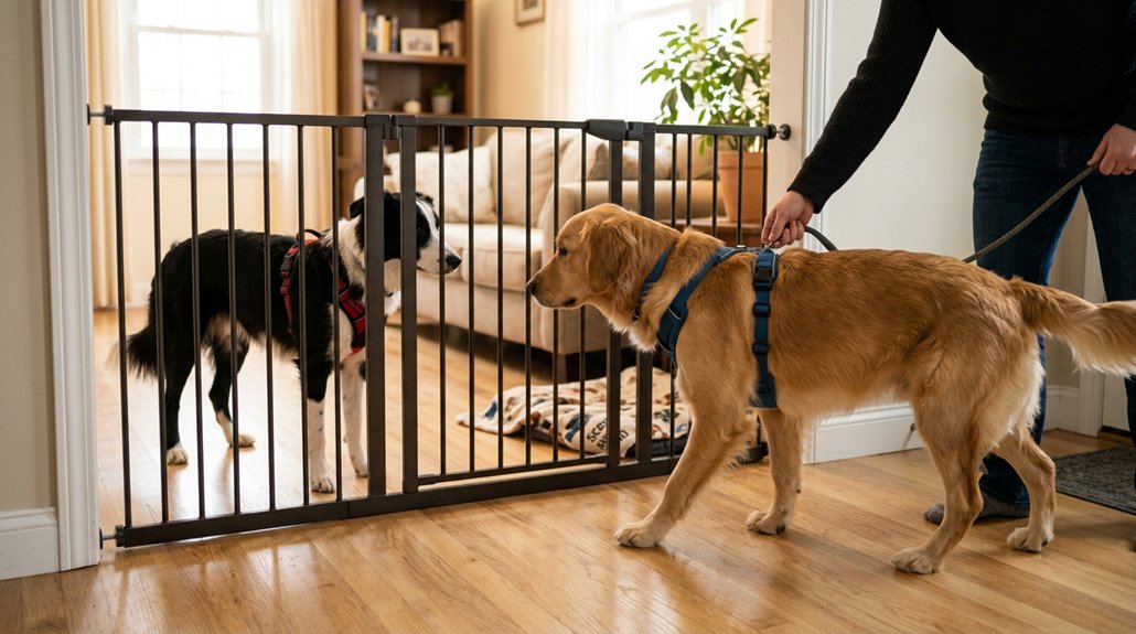 safe indoor dog introductions