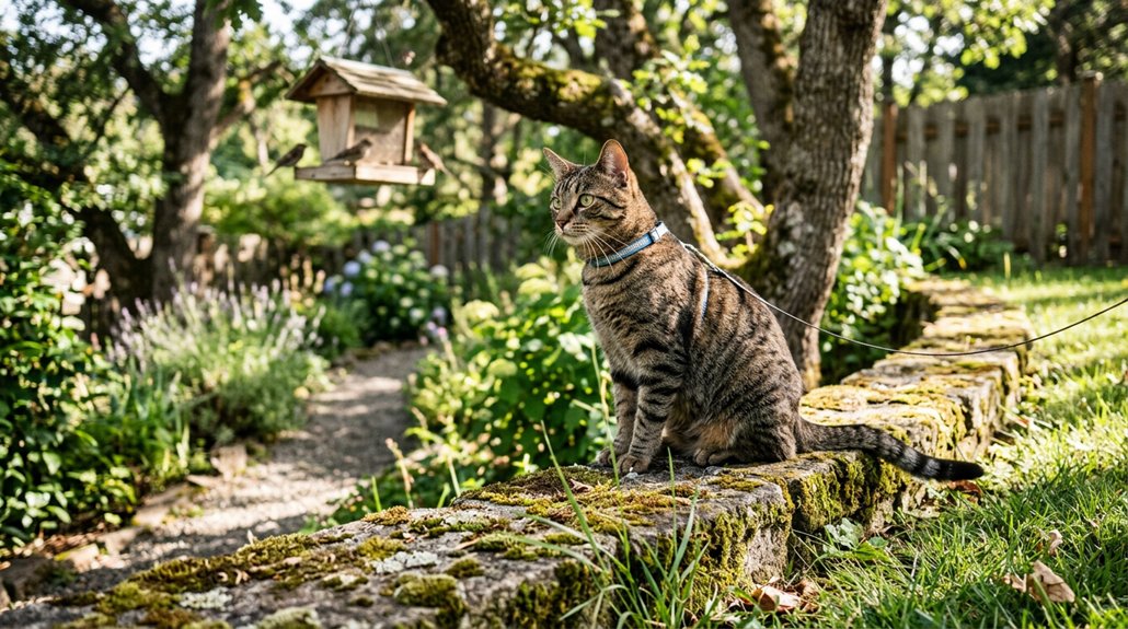 safe outdoor cat activities