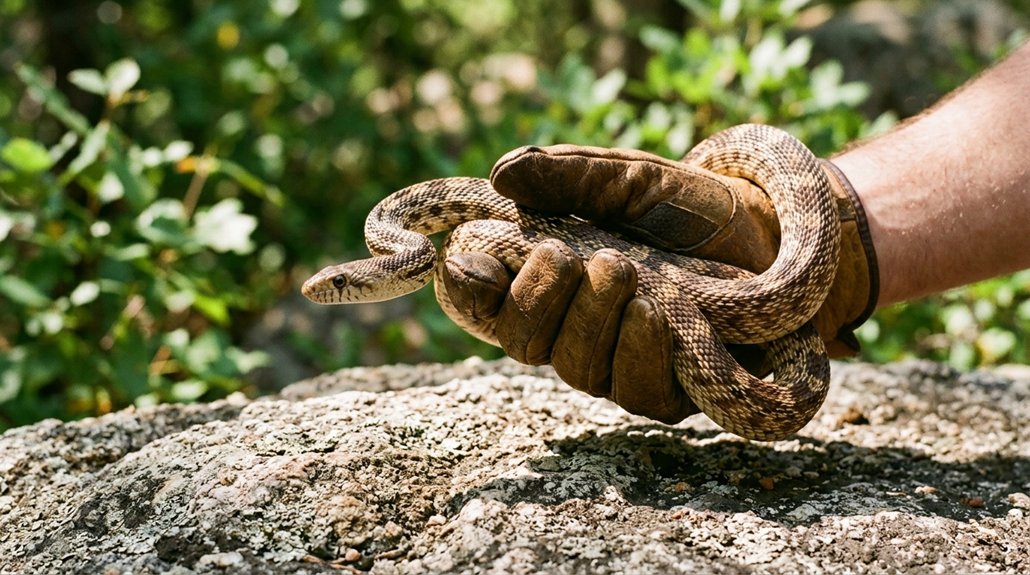 safe snake handling techniques