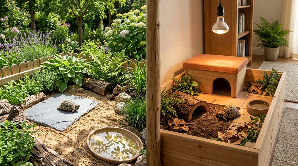 seasonal tortoise enclosure management