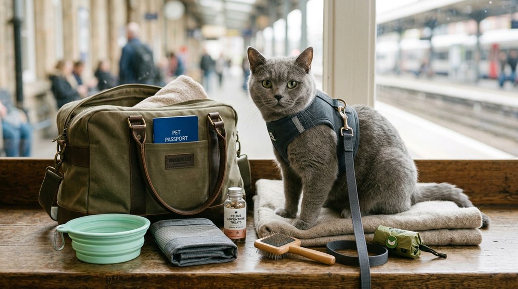 secure harness and leash
