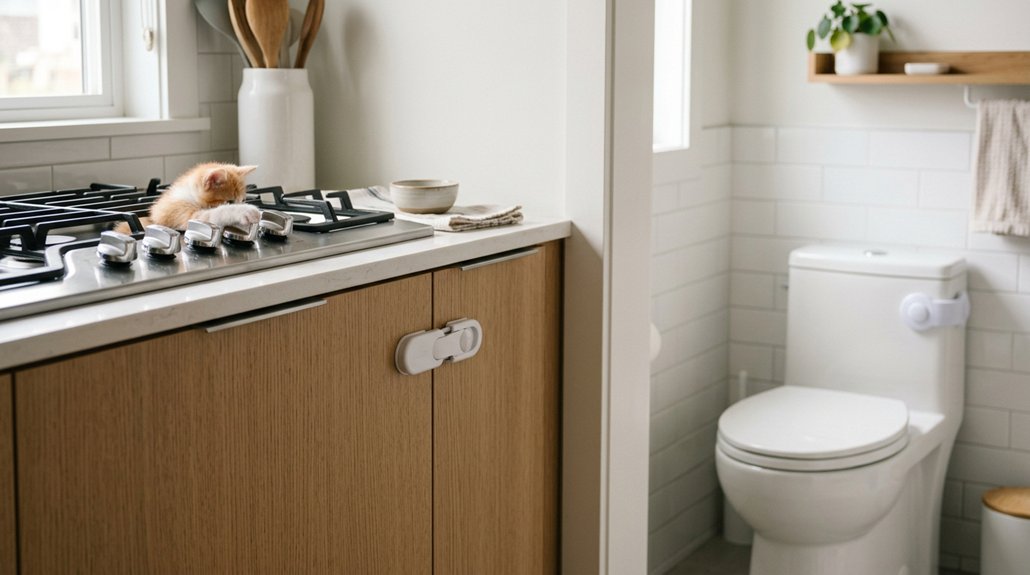 secure locks for kittens