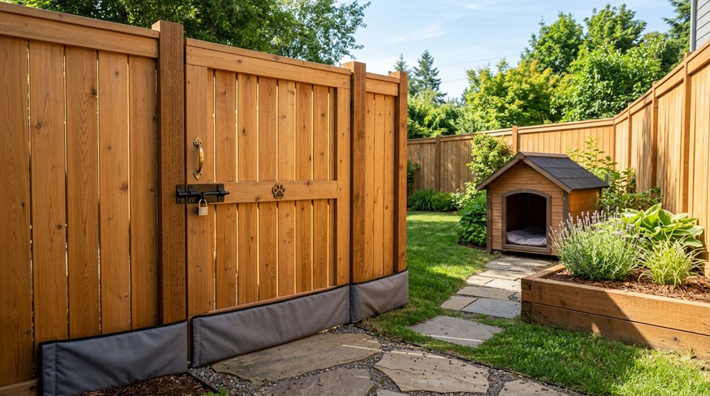 secure your yard safely