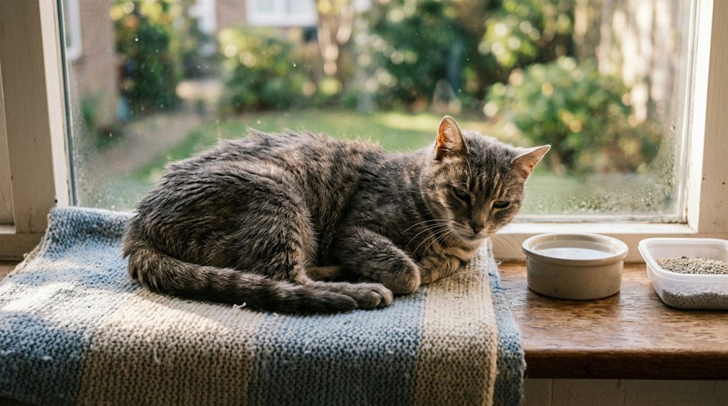 senior cat mobility monitoring