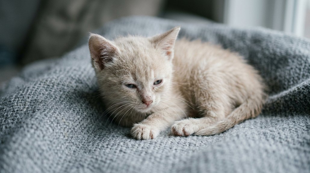 sick kitten warning signs