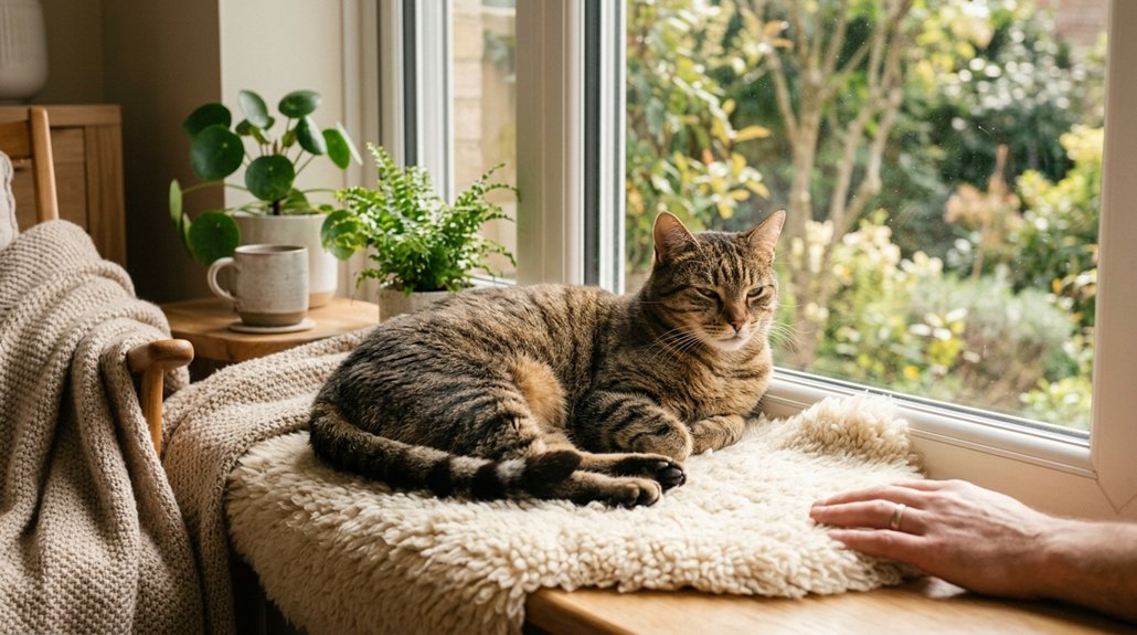 signs of cat relaxation