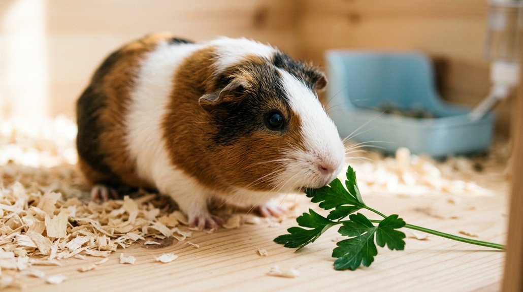 stimulating guinea pig appetite