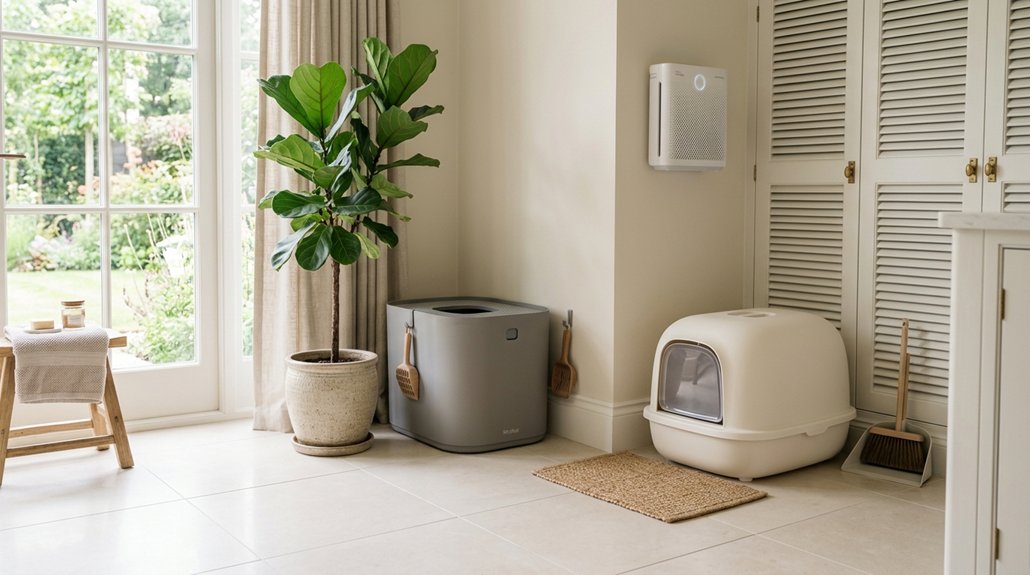 strategic litter box placement