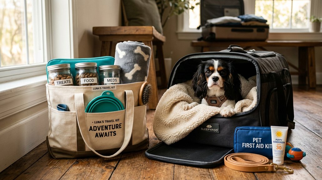 stress free dog travel tips