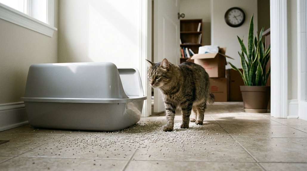 stress influences litter box
