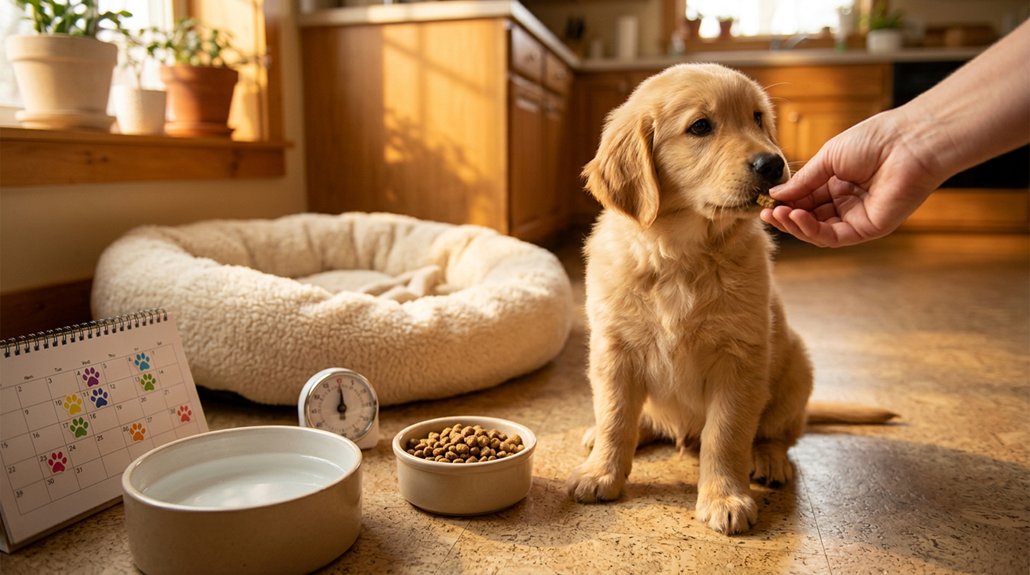 structured puppy daily routine