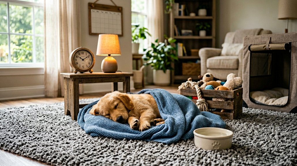 structured rest for puppies