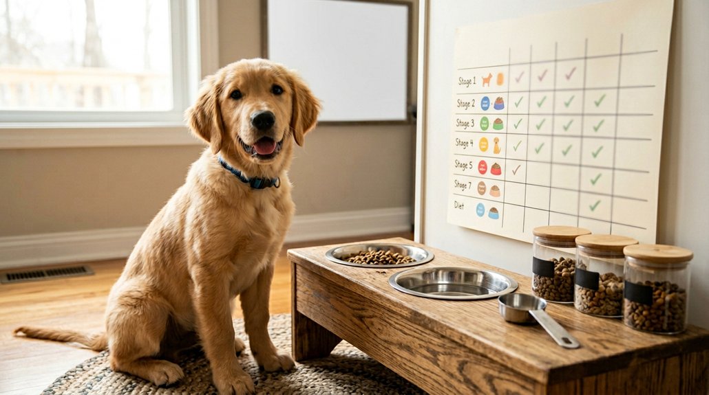 tailored puppy diet adjustments