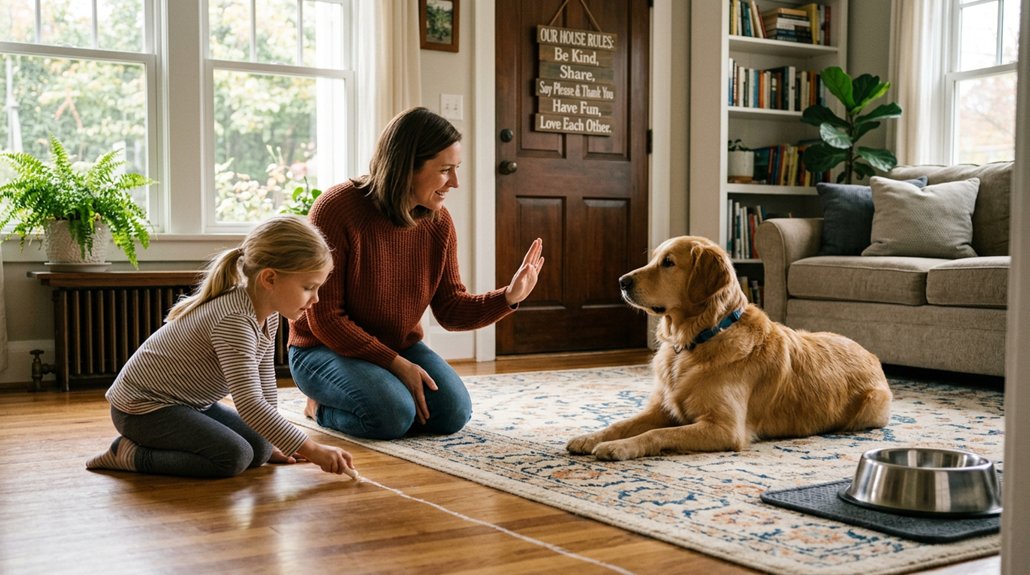 teach dog household boundaries
