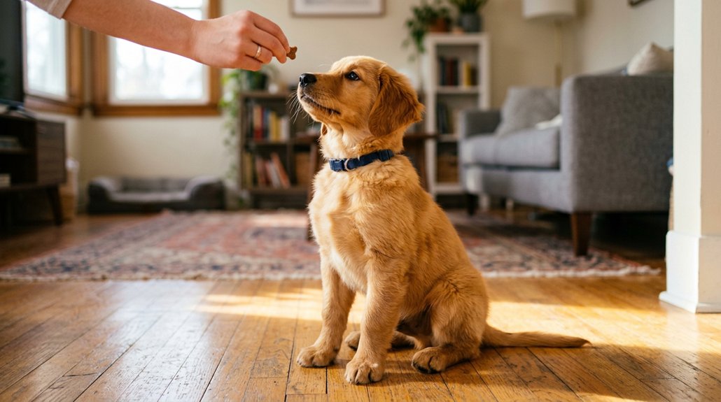 teach puppy to sit