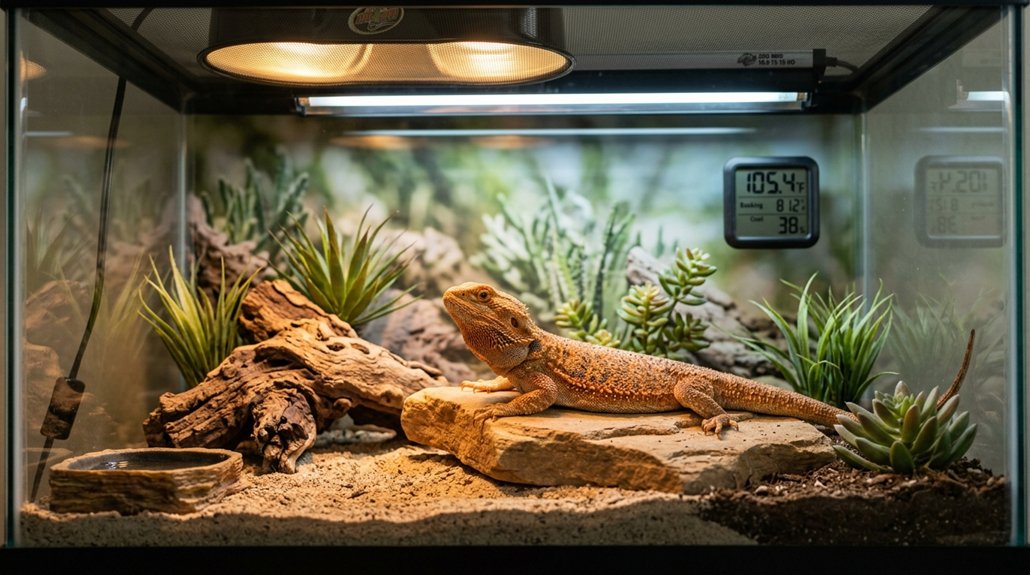 temperature gradient and lighting