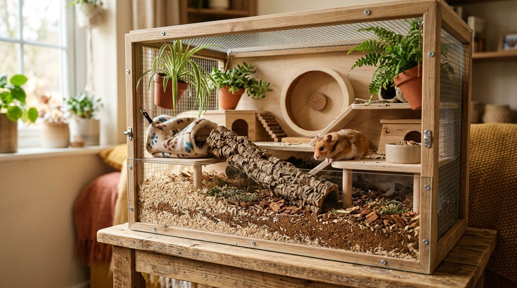 textured hamster habitat enrichment