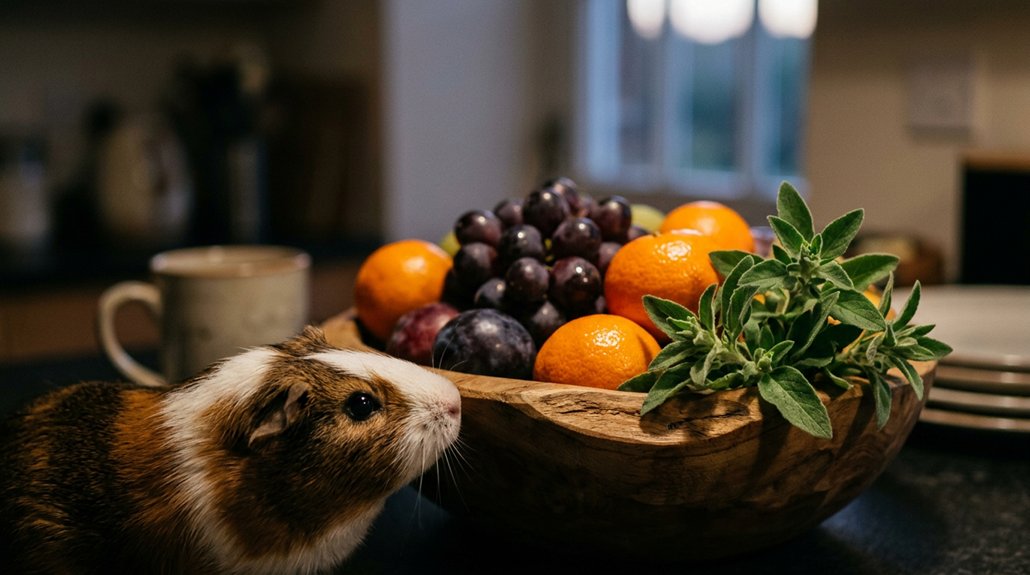 toxic foods for guinea pigs