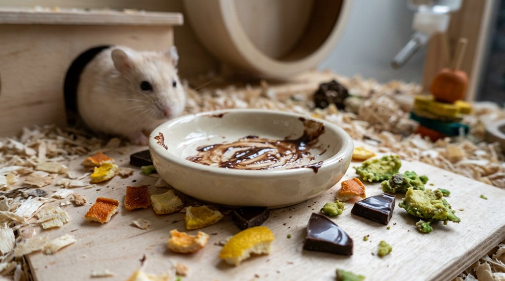 toxic foods for hamsters